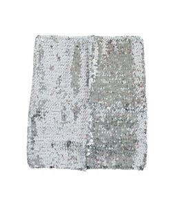 Silver Sequin Skirt