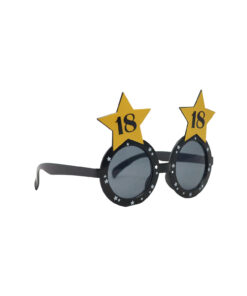 18 Gold Party Glasses