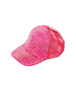 Neon Pink Spot Drill Cap
