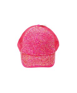 Neon Pink Spot Drill Cap