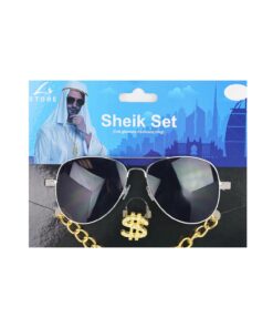 Sheik Set - Necklace, Ring, Glasses, and Hat