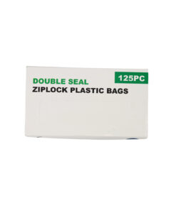Double Seal Ziplock Plastic Bags 125pc