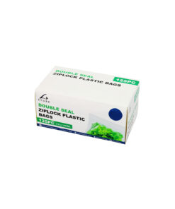 Double Seal Zip Lock Plastic Bags 125pc 16x14cm