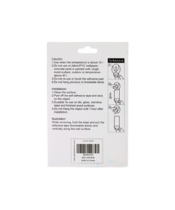 Alternative view of 5 Rectangle Hooks +6 Adhesive