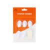 5 Oval Hooks +6 Adhesive