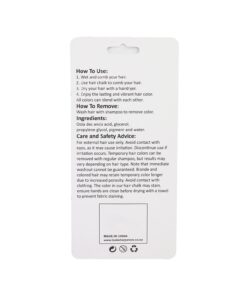 Mini Hair Color Chalk Comb 2.6 x 13cm