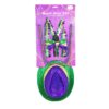 Mardi Gras Set - Necklace, Bowtie, Suspender, and Hat