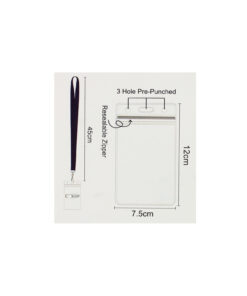 Blue Neck Lanyard 6pc 6.5 x 9.5cm