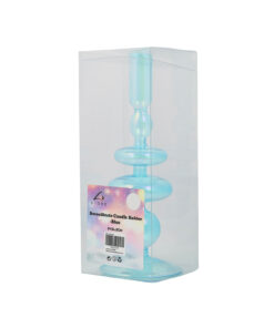 Blue Colorful Borosilicate Candle Holder