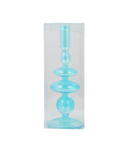 Blue Colorful Borosilicate Candle Holder