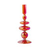 Red Colorful Borosilicate Candle Holder