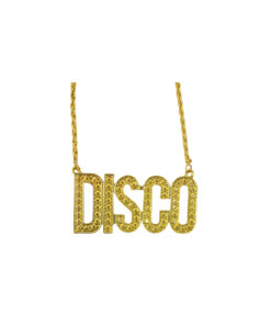 Gold Disco Necklace