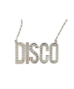Silver Disco necklace
