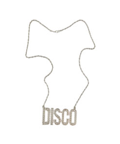 Silver Disco necklace