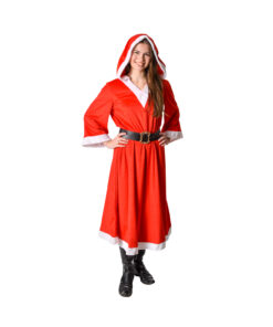 Santa Lady Hooded Cape