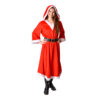 Santa Lady Hooded Cape
