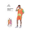 Neon Orange Tracksuit Costume
