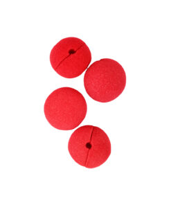 Red Foam Clown Nose 4pc