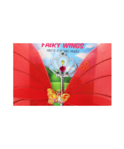 Alternative view of Red Fairy Wings with Wand