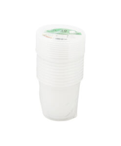 Clear PP Plastic Round Food Container 10pc 750ml