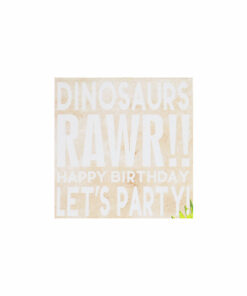 Alternative view of Dinosaur Napkins 20pc