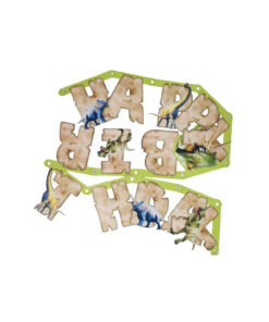Dinosaur Printed Letter Banner