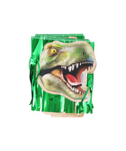 Dinosaur Green Foil Tassel Garland