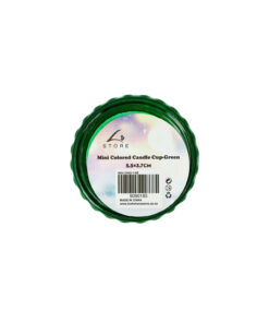 Alternative view of Green Mini Colored Glass Candle Cup 5.5 x 3.7cm 1pc