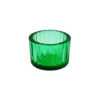 Green Mini Colored Glass Candle Cup 5.5 x 3.7cm 1pc