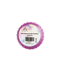 Alternative view of Pink Mini Colored Glass Candle Cup 5.5 x 3.7cm 1pc