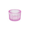 Pink Mini Colored Glass Candle Cup 5.5 x 3.7cm 1pc