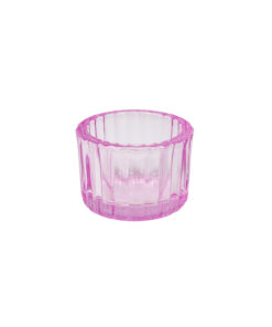 Pink Mini Colored Glass Candle Cup 5.5 x 3.7cm 1pc