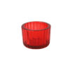 Red Mini Colored Glass Candle Cup 5.5 x 3.7cm 1pc
