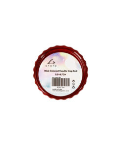Alternative view of Red Mini Colored Glass Candle Cup 5.5 x 3.7cm 1pc