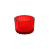 Red Mini Colored Glass Candle Cup 5.5 x 3.7cm 1pc