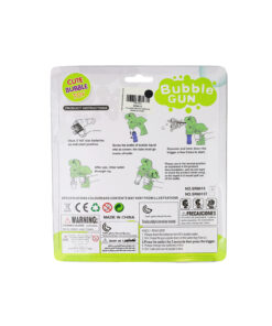 Transparent Dinosaur Bubble Gun