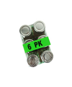 Glass Bottle with Tin Lid 300ml 6pk