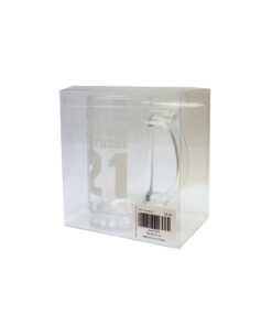 Alternative view of Happy Birthday 21 Beer Glass Mug