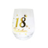 18 Stemless Wine Glass
