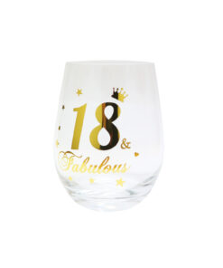 18 Stemless Wine Glass