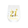 21 Stemless Wine Glass