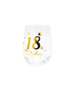 18 Stemless Wine Glass