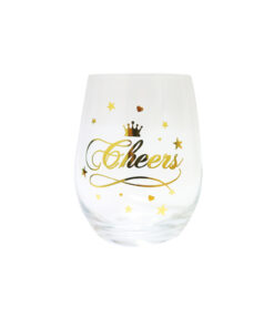 Cheers Stemless Wine Glass