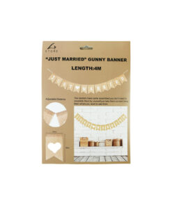 Gunny "Just Married" Banner 4m