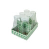 Glass Bottle with PE Lid 300ml 6pk