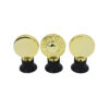 Gold Plastics Circle Trophy Set 3pcs