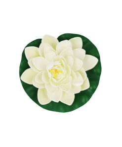 Off White Floating Water Lily 18cm