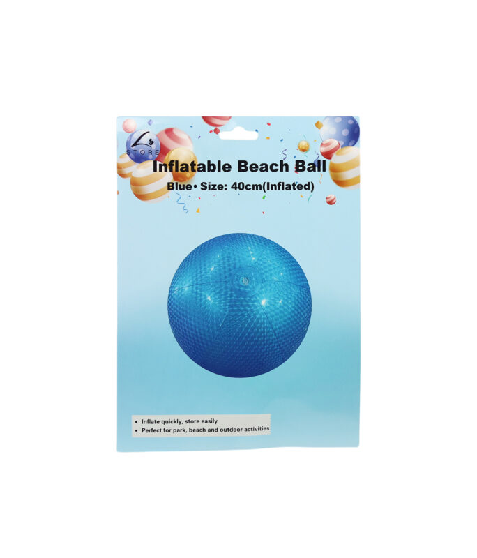 Blue Inflatables Beach Ball 40cm 1pc – LookSharpStore
