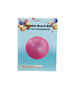 Pink Inflatables Beach Ball 40cm 1pc