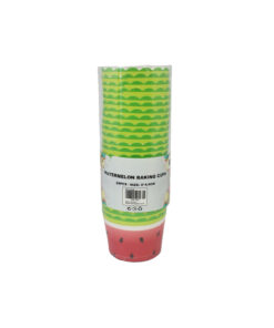 Watermelon Baking Cup 5 x 4.5cm 24pcs